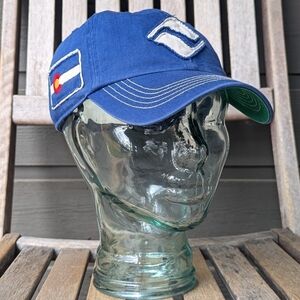 '47 Brand Vail Colorado Patchwork Dad Hat Unisex Blue White One Size